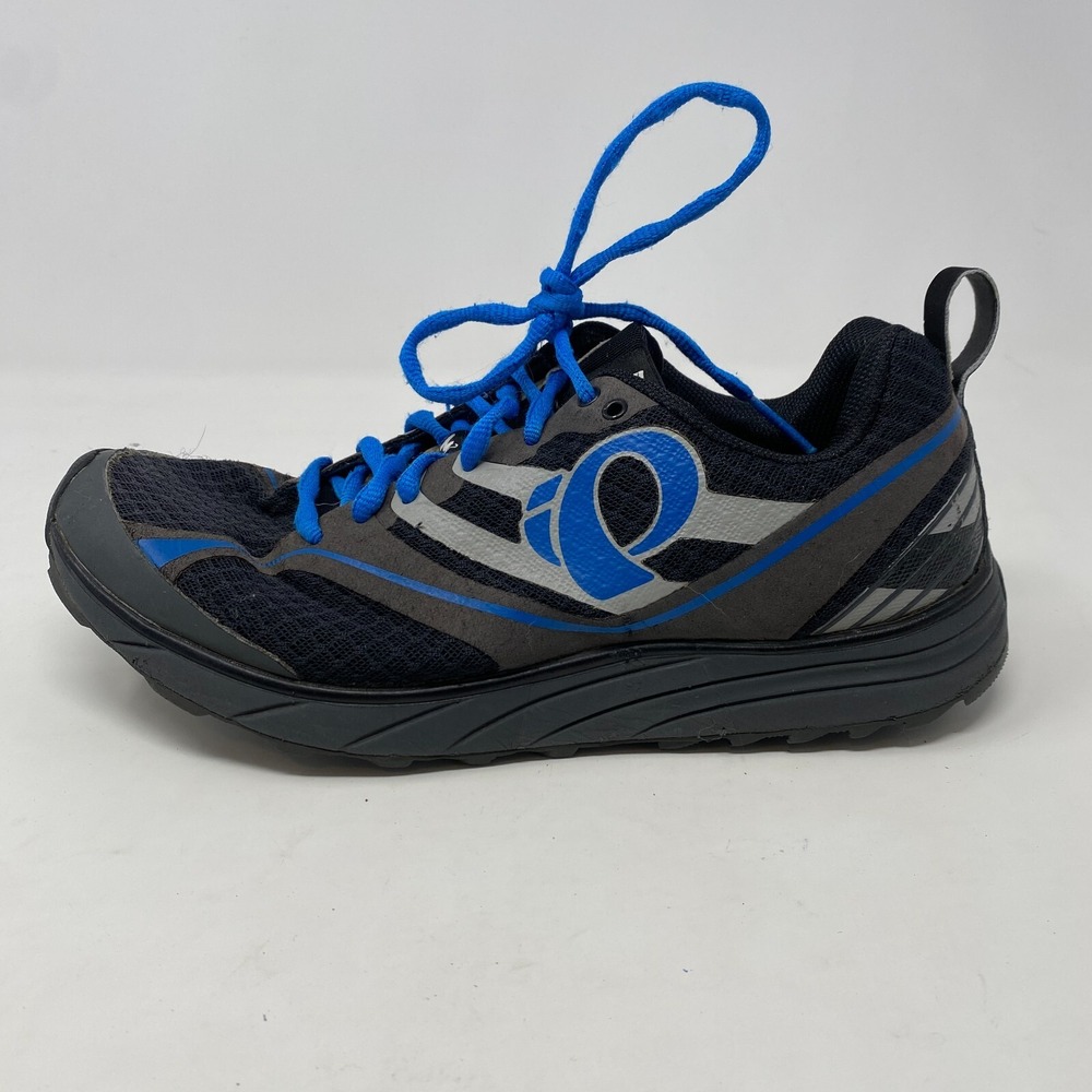 Pearl Izumi Project EM Trail M2 V2 Running Shoes Blue Black‎ Mens Size 7.5 US